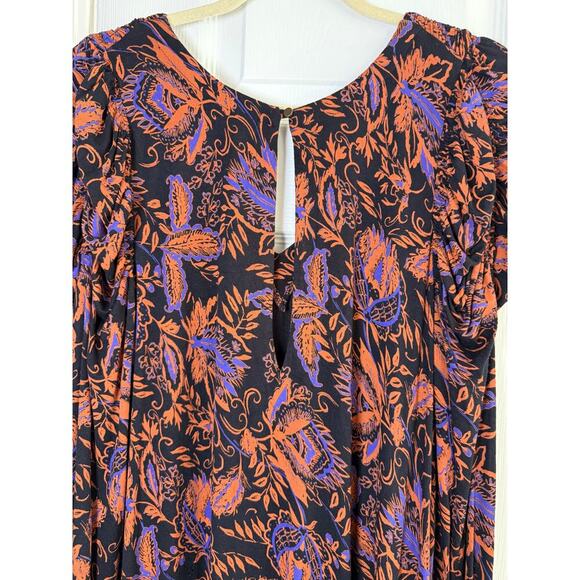 Free People Women’s Hello Lover Tunic Long Sleeve Keyhole Boho Size Large - Picture 8 of 8